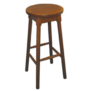 Σ-22 σκαμπό ψηλό ξύλινο με στρογγυλό πόδι,ΧΡΩΜΑ & ΚΑΘΙΣΜΑ ΕΠΙΛΟΓΗ 35x35xH80